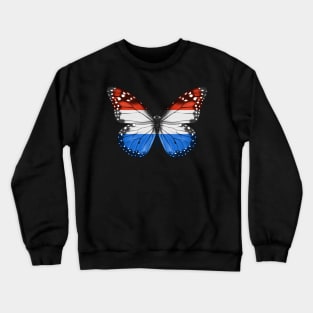 Dutch Flag  Butterfly - Gift for Dutch From Netherlands Crewneck Sweatshirt